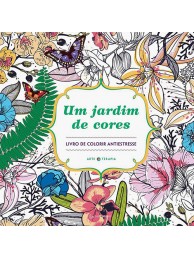 Um Jardim de Cores,livro de colorir antiestresse ,Sally Moret